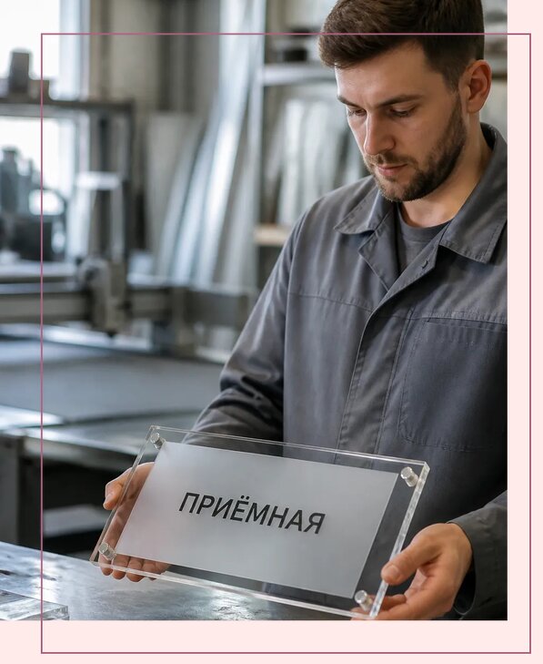 Таблички из оргстекла на заказ в Краснокаменске от 3986 р. | Аванза-Ксн