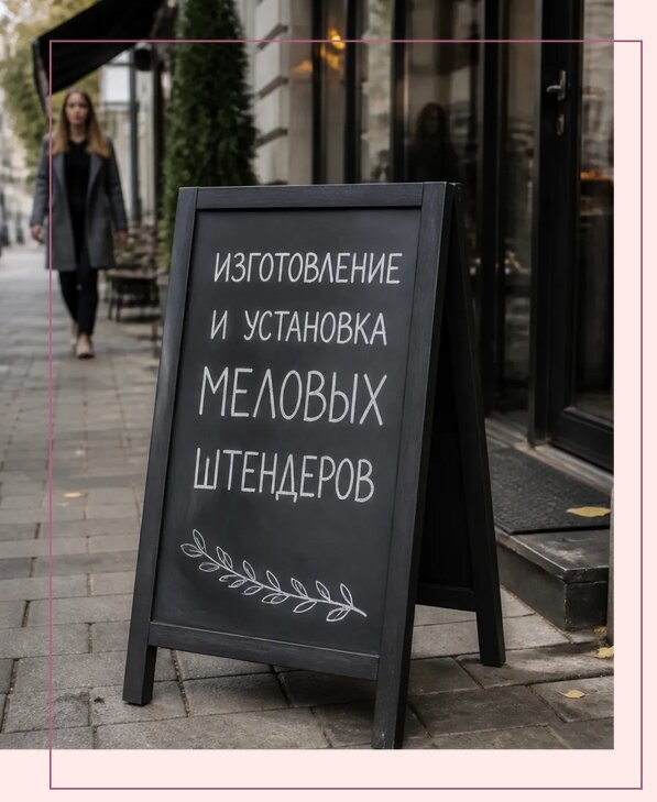 Меловые штендеры в Краснокаменске по цене от 6644 р. | Аванза-Ксн